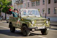 Участие Белалко в торжественном шествии, посвященном 70-летию Победы!