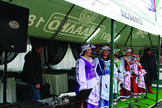 Белалко на празднике труженников села в Пинске